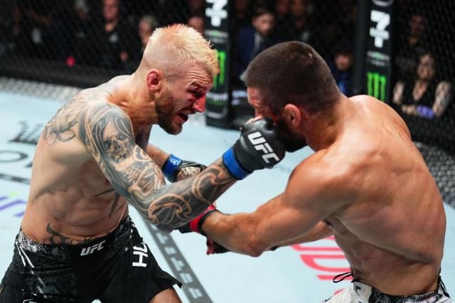 댄 후커(왼쪽). /사진=UFC 제공