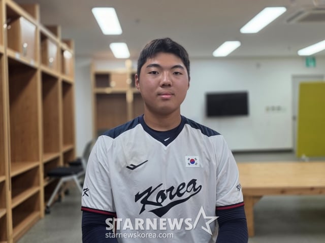 인창고 윤예성이 최근 울산 문수야구장에서 열린 한국 U-18 야구 국가대표 훈련을 마치고 스타뉴스와 인터뷰에 응했다. /사진=김동윤 기자