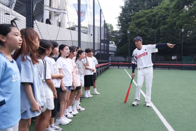 'T-Ball Academy' school invitation event photo. /Photo=Lotte Giants