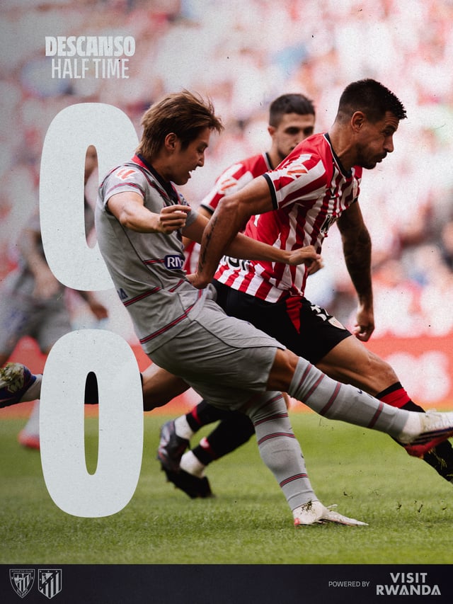 Lee Kang-in takes a right-footed shot during the fourth round of the 2026-2027 Spanish La Liga match held at Estadio de San Mamés in Bilbao, Spain, on the 5th at 11:15 p.m. (Korean time). /Photo=Atletico Madrid official social networking service (SNS)