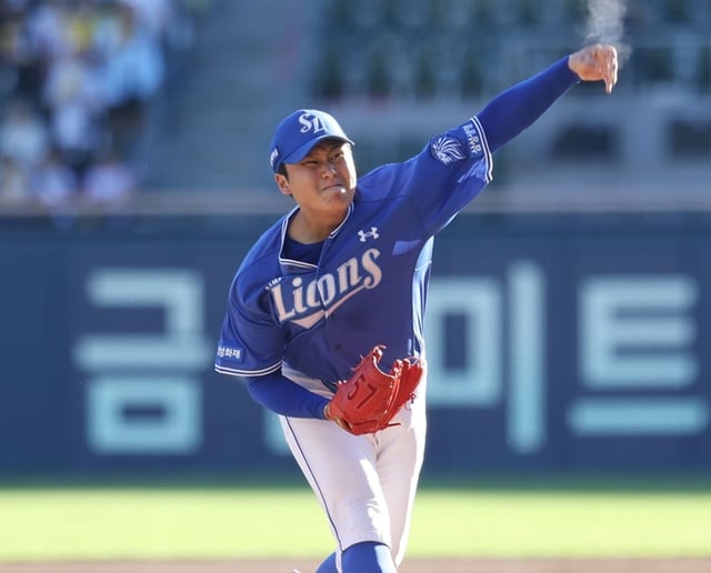 Lanzador destacado Lee Seung-hyun. /Foto=Federación Coreana de Fútbol Profesional