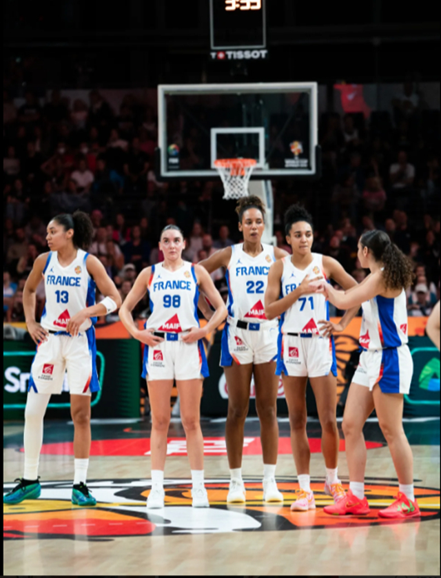 フランス女子バスケットボール代表チーム。 /写真=FIBA