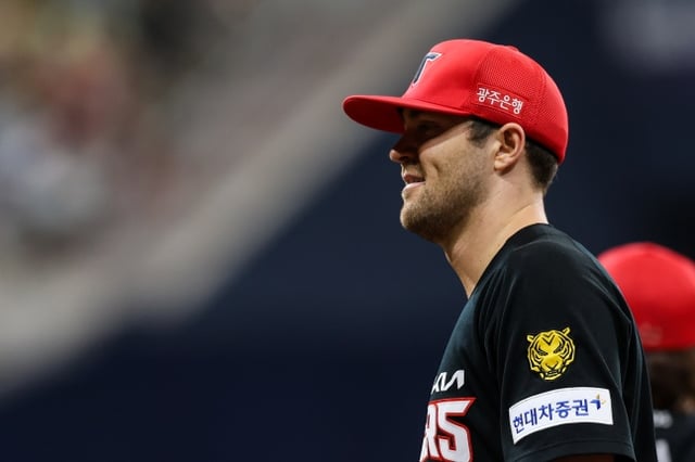 Ngoại binh KIA James Nale. /ảnh=KIA Tigers cung cấp