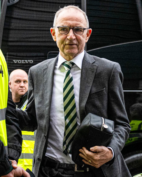Celtic FC manager Martin O'Neill. /Photo=Screenshot from Celtic FC official SNS