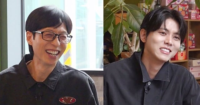 左からユ·ジェソク、チュ·ウジェ/写真=SBS「暇さえあれば」