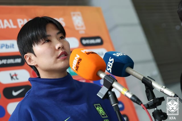 지소연. /사진=대한축구협회 제공