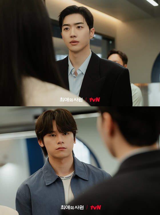 강훈(위), 차우민/사진=tvN