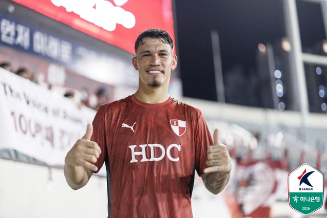 Busan IPark striker Christian. /Photo=Korea Professional Football League