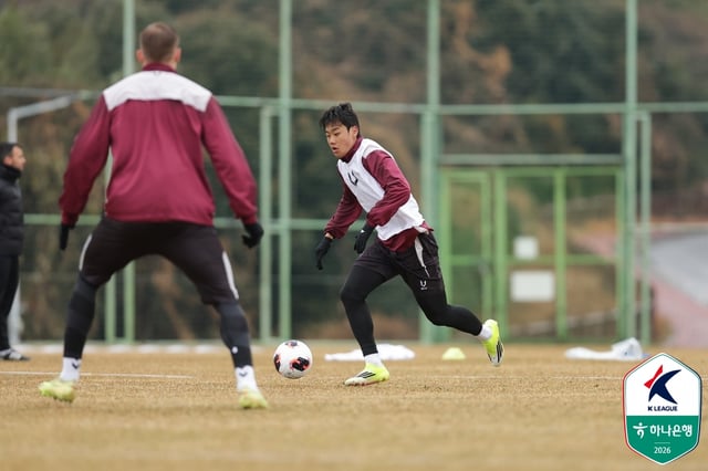 Yoo Seung-jae de JejuSK. /foto=Federación Coreana de Fútbol Profesional proporcionada