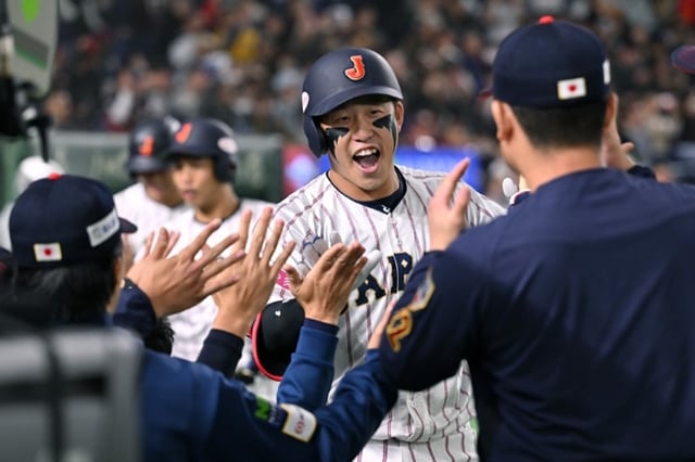Kozono, who played in the Premier12 last November 2024. /Photo=Official SNS of the Japan National Baseball Team