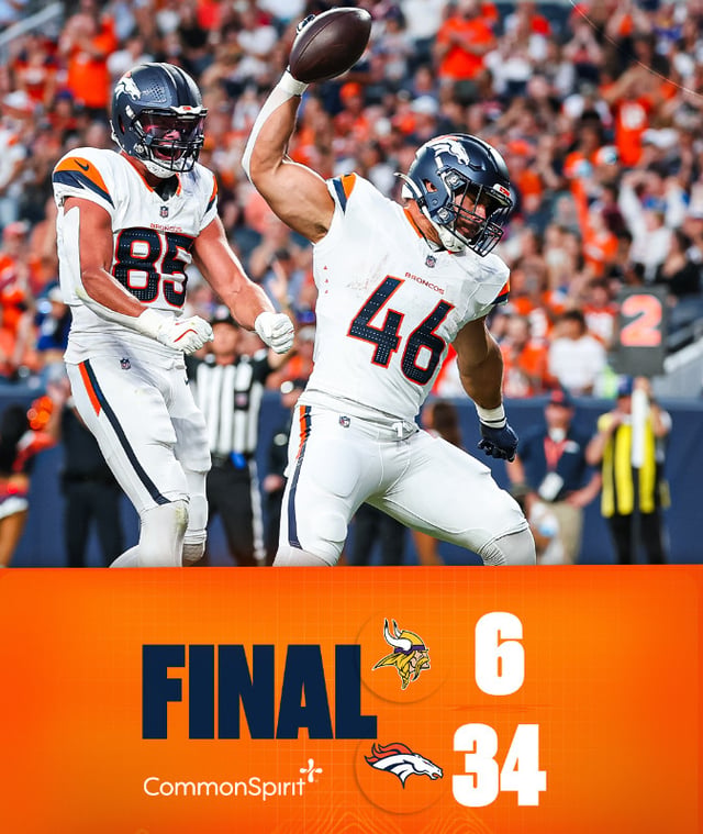 Imágenes de los partidos de los jugadores de los Denver Broncos. / Foto=Captura de las redes sociales oficiales de los Denver Broncos