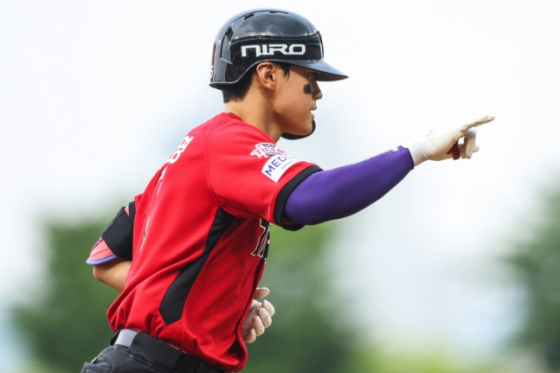Kim Do-young, infielder de los KIA Tigers. /Foto=proporcionado por los KIA Tigers