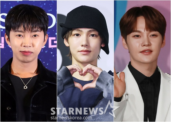 Lim Young-woong (from left), Cortis Sung-hyun, Park Seo-jin /Photo=StarNews