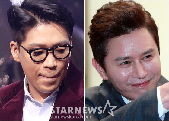 MC Mong (izquierda), Kim Min-joong /foto=StarNews
