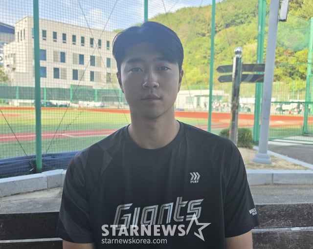 10일 경기를 마친 뒤 인터뷰를 하고 있는 윤성빈. /사진=박수진 기자