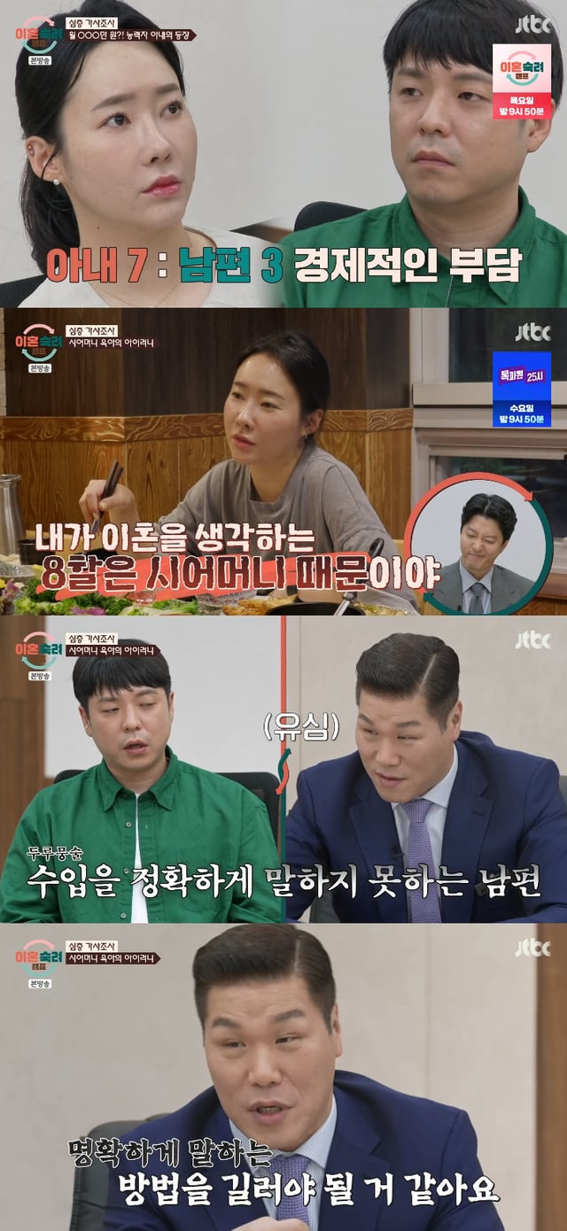 /사진=JTBC '이혼숙려캠프' 방송화면