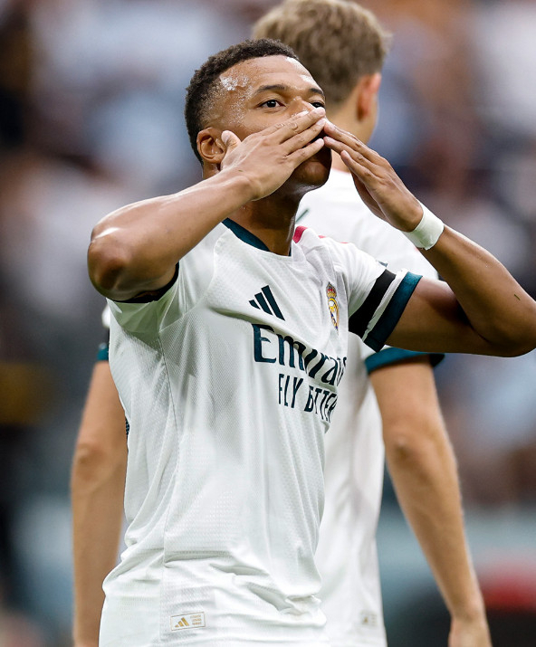 Kylian Mbappé of Real Madrid. /Photo=Real Madrid official SNS screenshot