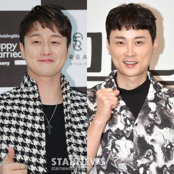 김원효(왼쪽)와 민경훈 /사진=스타뉴스