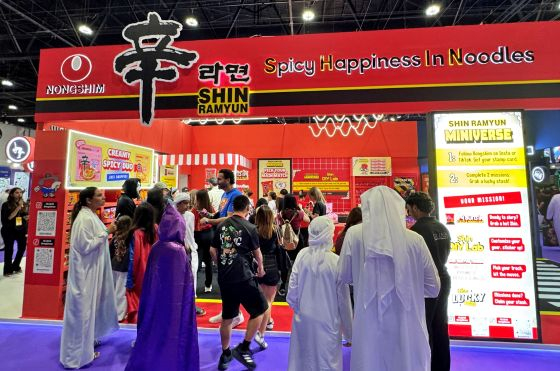 농심 UAE코믹콘 신라면 브랜드 부스 /사진제공=농심