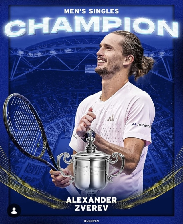 Alexander Zverev. /Photo=US Open SNS