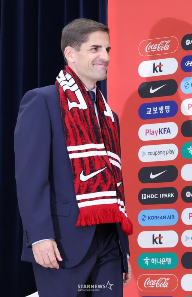 로베르트 모레노 한국 축구대표팀 감독. /사진=김진경 대기자