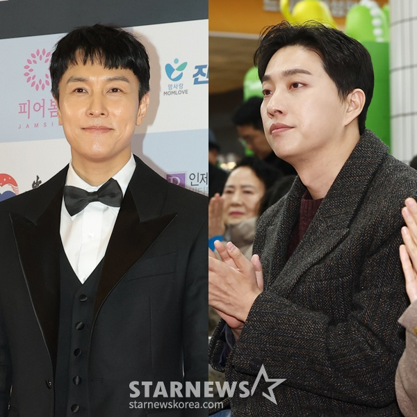 Kim Dong-wan y Park Wi /foto=StarNews