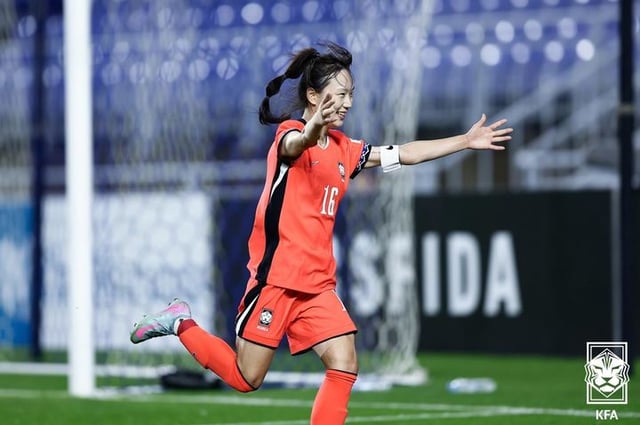 한국 여자 축구대표팀 수비수 장슬기. /사진=대한축구협회 제공