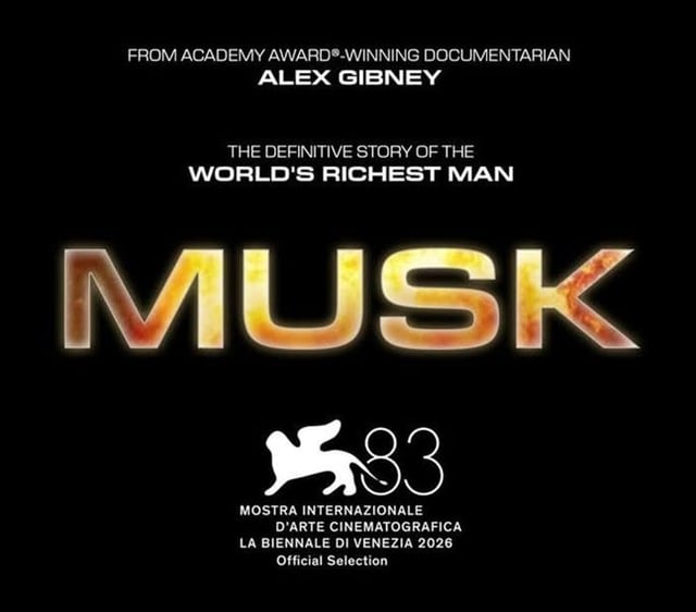 Póster del documental sobre Musk