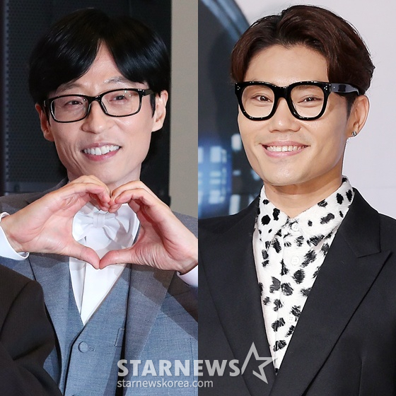 유재석(왼쪽)과 김범수 /사진=스타뉴스 