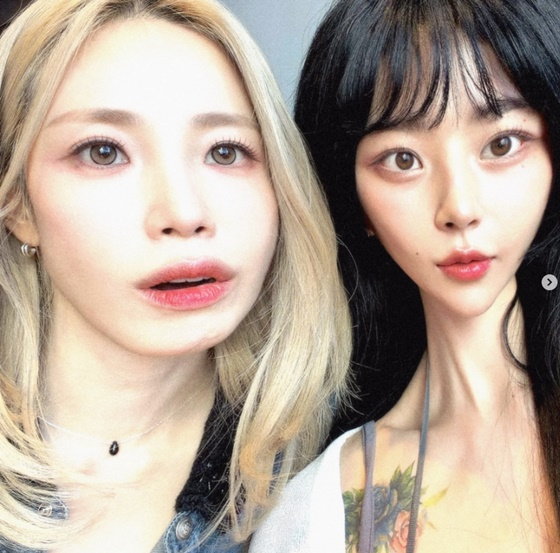 전효성(왼쪽), 노슬비/사진=노슬비 SNS