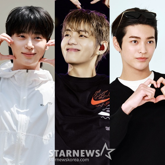 변우석, 방탄소년단 뷔, 코르티스 건호 /사진=스타뉴스