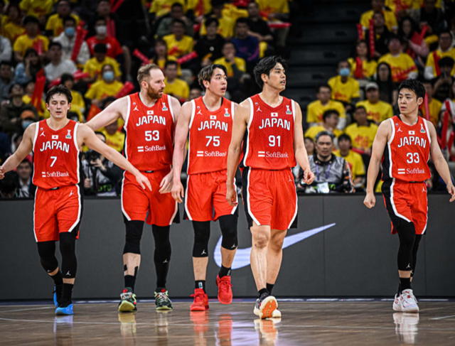 일본 남자농구 대표팀. /사진=FIBA
