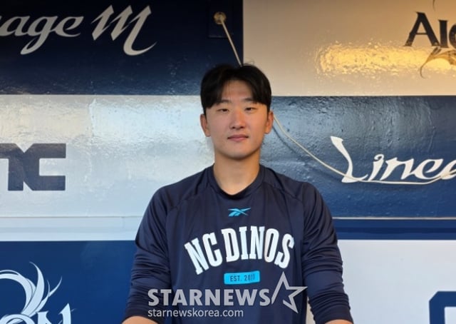 NC's Lee Jun-hyuk gave an interview to StarNews ahead of the Changwon LG game on the 16th. /Photo=Reporter Kim Dong-yun