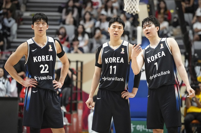 한국 남자 농구대표팀. /사진=대한민국농구협회 제공