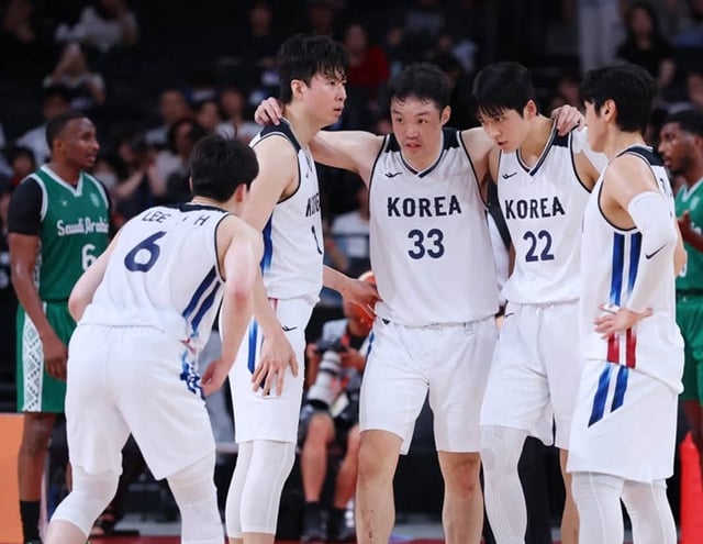 대한민국 남자농구 대표팀. /사진=2026 아시안게임 공식 SNS