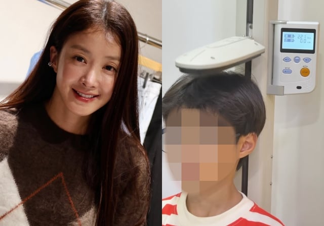 이시영(왼쪽), 이시영 아들 이안 /사진=이시영 SNS