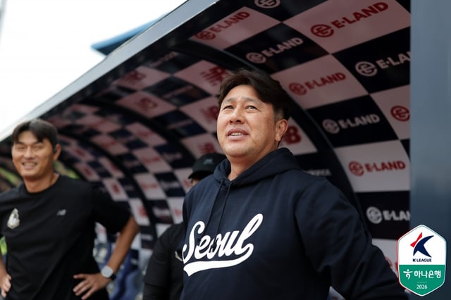 김도균 서울이랜드 감독. /사진=한국프로축구연맹 제공