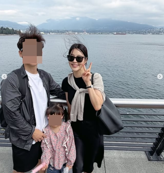 /Photo=Han Ji-hye's personal account. (The faces of non-celebrity children and family members have been blurred for privacy.)