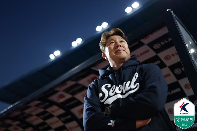 Kim Do-gyun, entrenador de Seúl E-Land. /Foto=Federación Coreana de Fútbol Profesional
