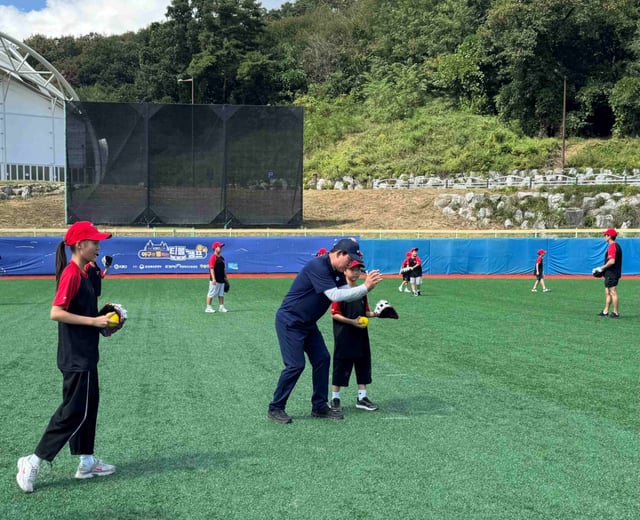 2026년 야구로 통하는 가을 티볼캠프 모습. /사진=KBO 제공