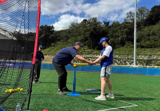 2026년 야구로 통하는 가을 티볼캠프 모습. /사진=KBO 제공