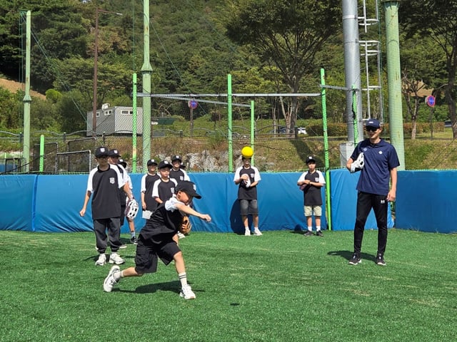 2026년 야구로 통하는 가을 티볼캠프 모습. /사진=KBO 제공