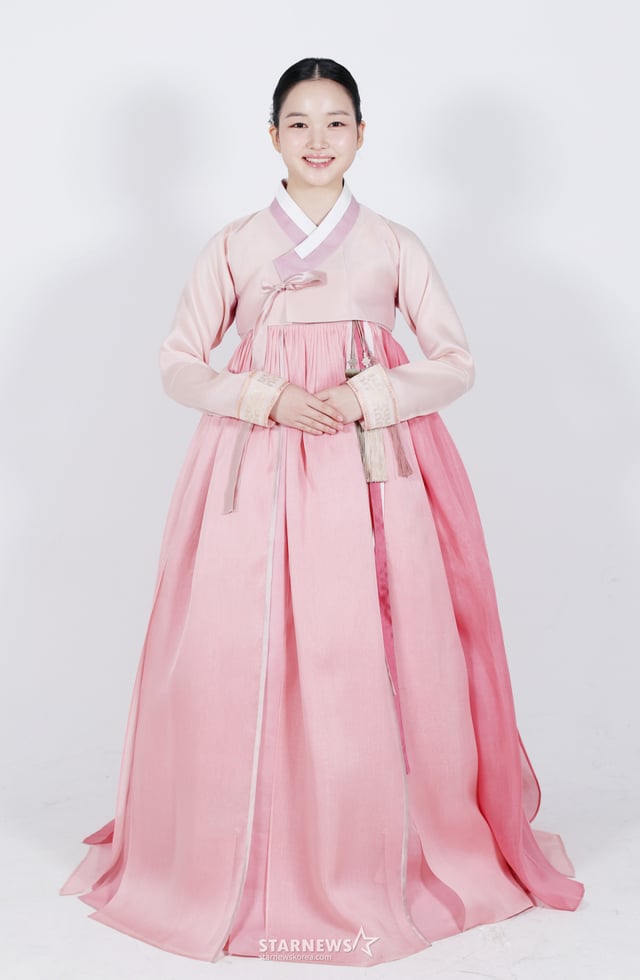 최유리 추석 한복 인터뷰 /사진=김휘선 기자 hwijpg@