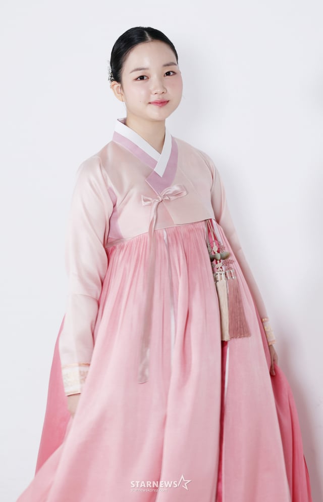 최유리 추석 한복 인터뷰 /사진=김휘선 기자 hwijpg@