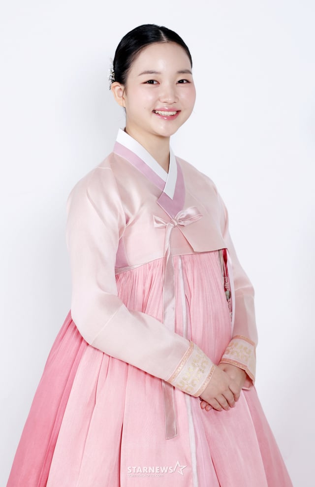 최유리 추석 한복 인터뷰 /사진=김휘선 기자 hwijpg@
