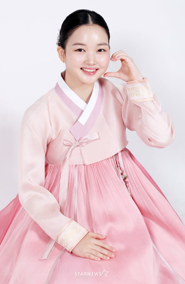 최유리 추석 한복 인터뷰 /사진=김휘선 기자 hwijpg@