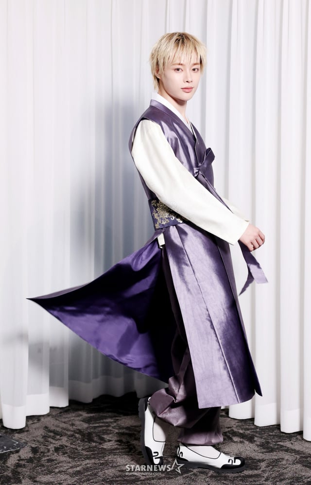 Tempest's Hanbin solo debut & hanbok interview /Photo=Reporter Kim Hwi-seon hwijpg@