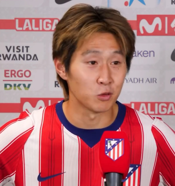 Lee Kang-in. / Foto=Captura de video de las redes sociales oficiales del Atlético de Madrid