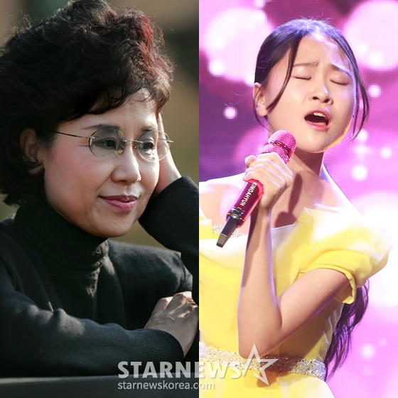 왼쪽부터 심수봉, 김다현 /사진=스타뉴스