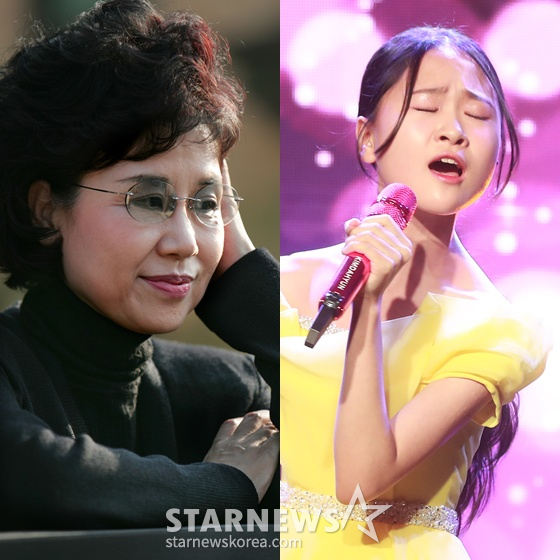 왼쪽부터 심수봉, 김다현 /사진=스타뉴스